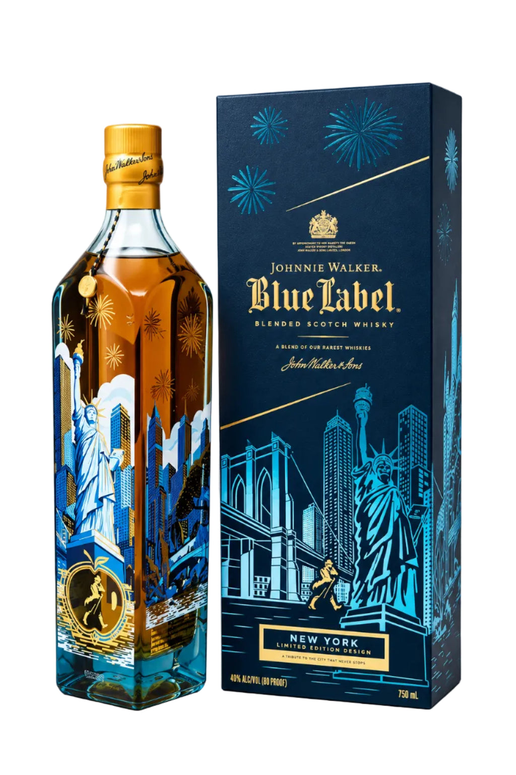 Johnnie Walker Blue Label Scotch New York Edition 750ml