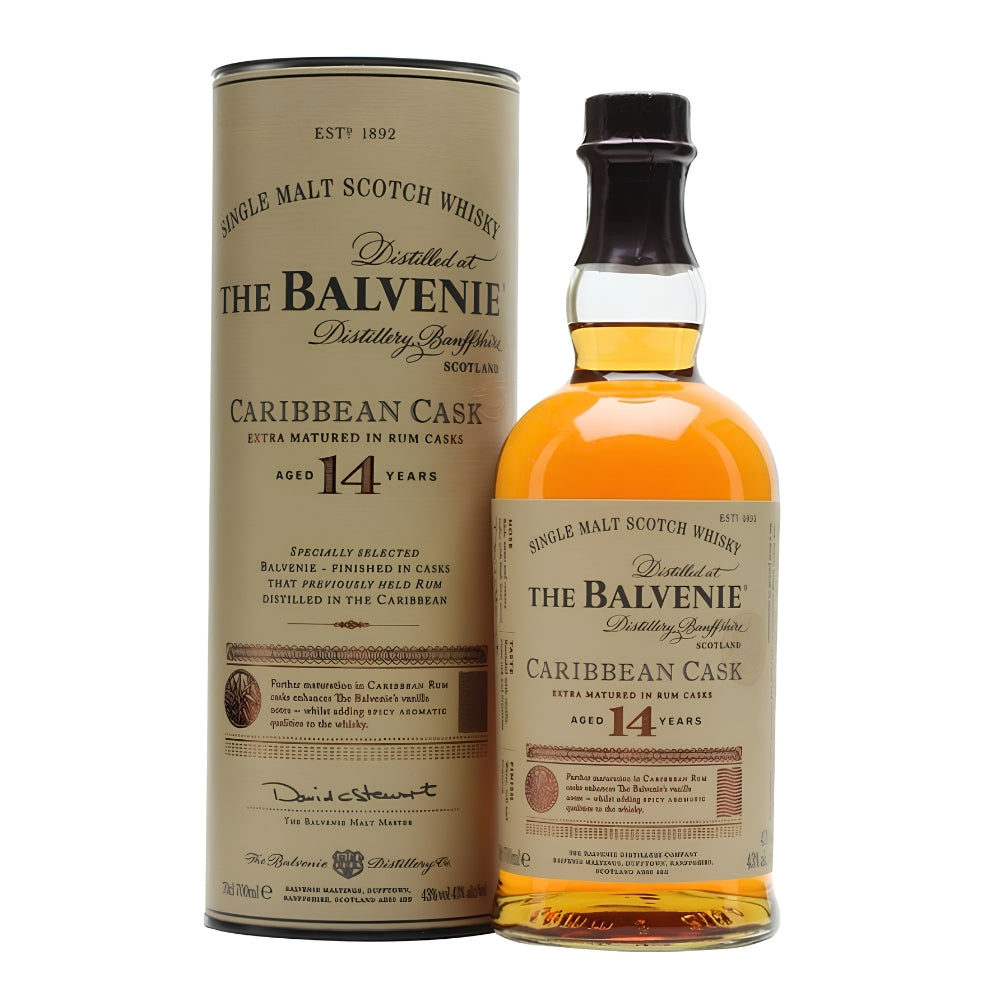 The Balvenie Scotch Single Malt 14 Year Caribbean Cask Rum