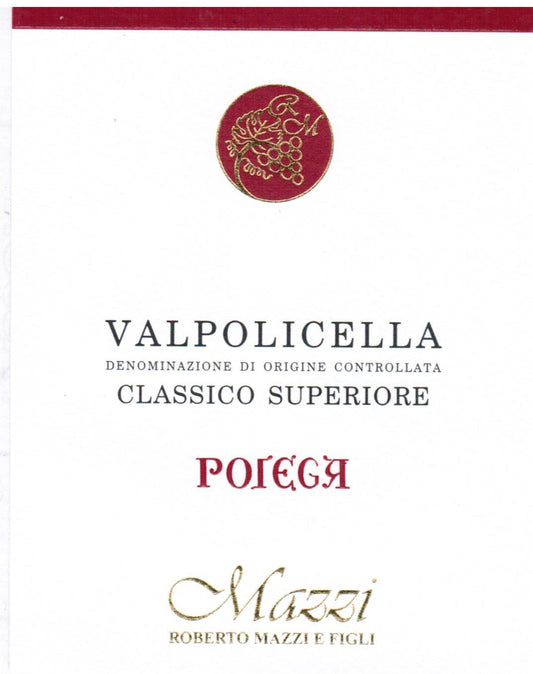 Valpolicella Classico Superiore 'Poiega', Roberto Mazzi 2021