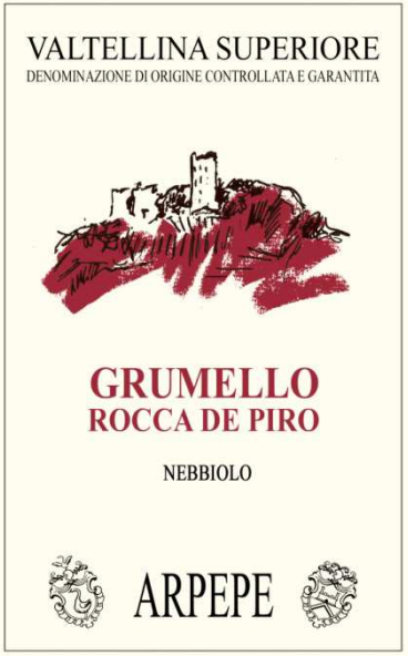 Valtellina Superiore Grumello 'Rocca de Piro', ARPEPE 2019