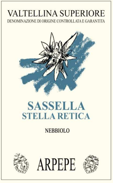 Valtellina Superiore Sassella 'Stella Retica', ARPEPE 2019