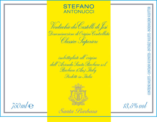 Verdicchio dei Castelli di Jesi Classico Superiore 'Stefano Antonucci', Santa Barbara 2022