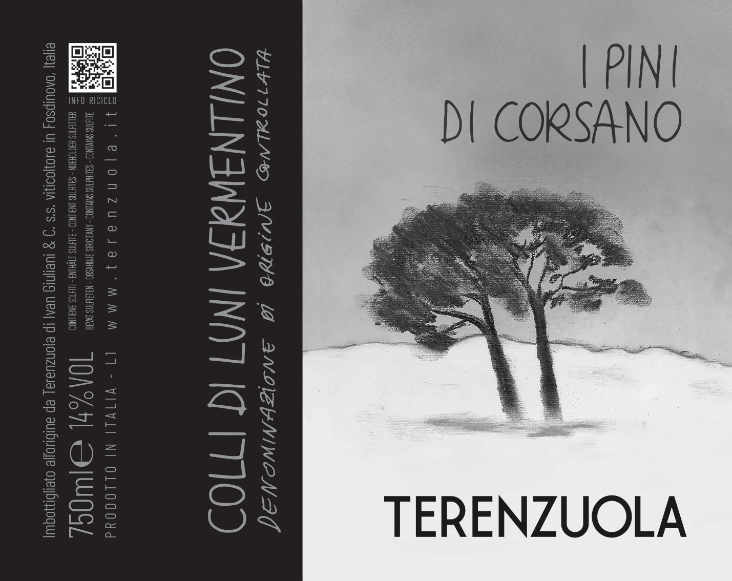 Vermentino Colli di Luni 'I Pini di Corsano', Terenzuola 2023