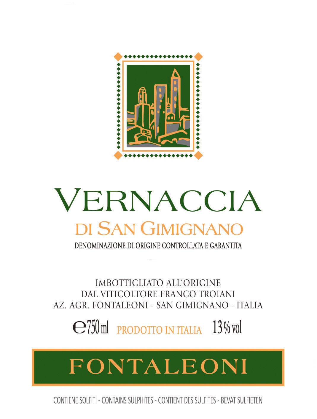Vernaccia di San Gimignano, Fontaleoni 2023