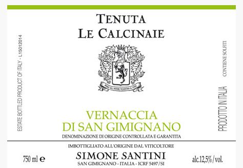 Vernaccia di San Gimignano, Le Calcinaie [MWO]