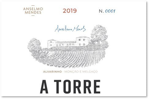Vinho Verde Alvarinho 'A Torre', Anselmo Mendes 2019