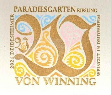 Paradiesgarten Riesling Erste Lage Trocken, von Winning 2023