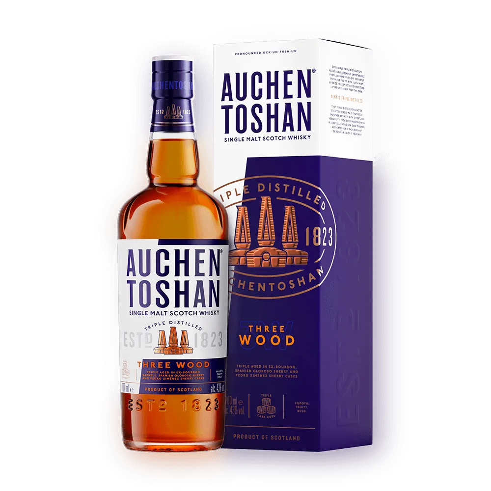 Auchentoshan Scotch Single Malt Three Woods