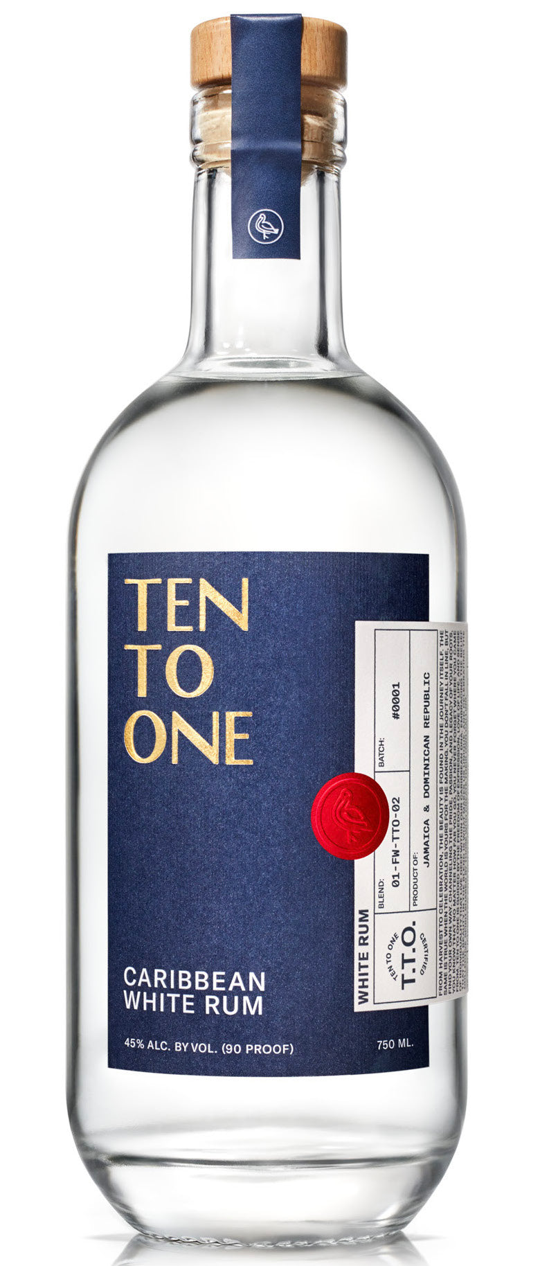 Ten To One Caribbean White Rum