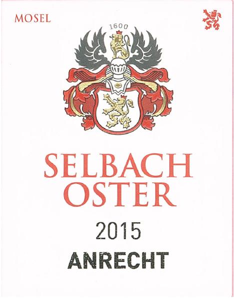 Zeltinger Himmelreich 'Anrecht' Riesling Auslese, Selbach-Oster 2022
