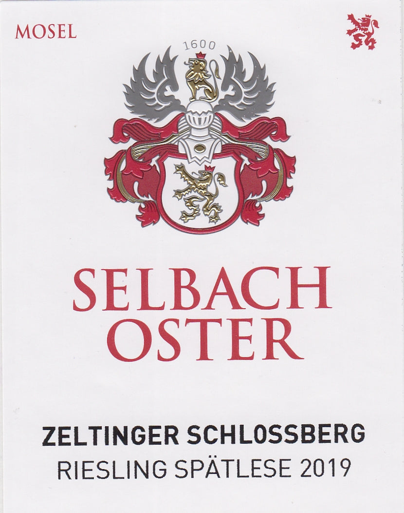 Zeltinger Schlossberg Riesling Spatlese, Selbach-Oster 2022