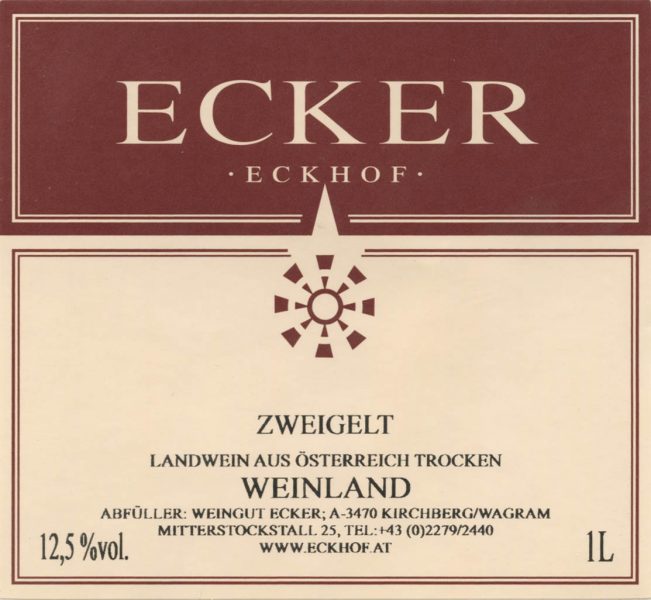 Zweigelt, Ecker