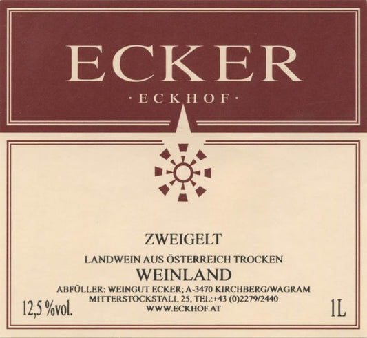 Zweigelt, Ecker