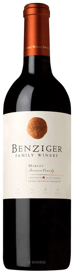 Benziger Family Winery Merlot, Sonoma County  2015