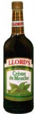 Llord's Liqueur Creme de Menthe Green
