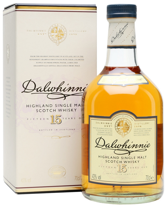 Dalwhinnie 15 Year Single Malt Scotch Whiskey