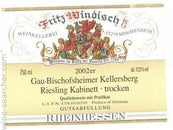 Fritz Windisch Gau-Bischofsheimer Kellersberg Riesling Kabinett Trocken 2006