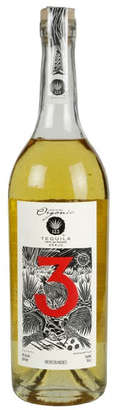 123 Tequila Anejo Organic Tres