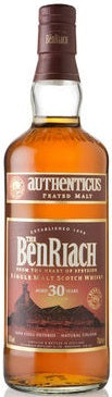 Benriach Scotch Single Peated Malt 30 Year Authenticus 1930