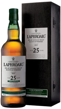 Laphroaig Scotch Single Malt 25 Year Cask Strength