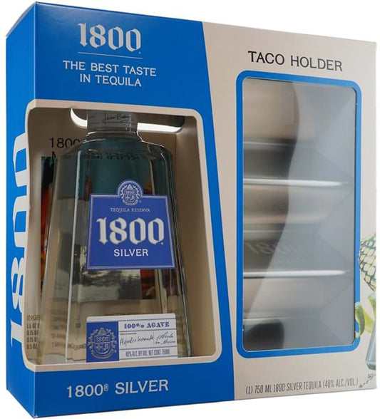 1800 SILVER TACO HOLDER