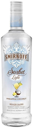 Smirnoff Sorbet Light Vodka Pineapple Coconut