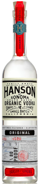 Hanson Of Sonoma Vodka Organic Original Grape Based