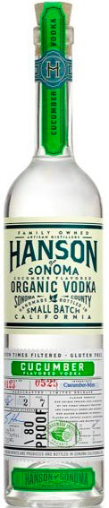 Hanson Of Sonoma Vodka Organic Cucumber