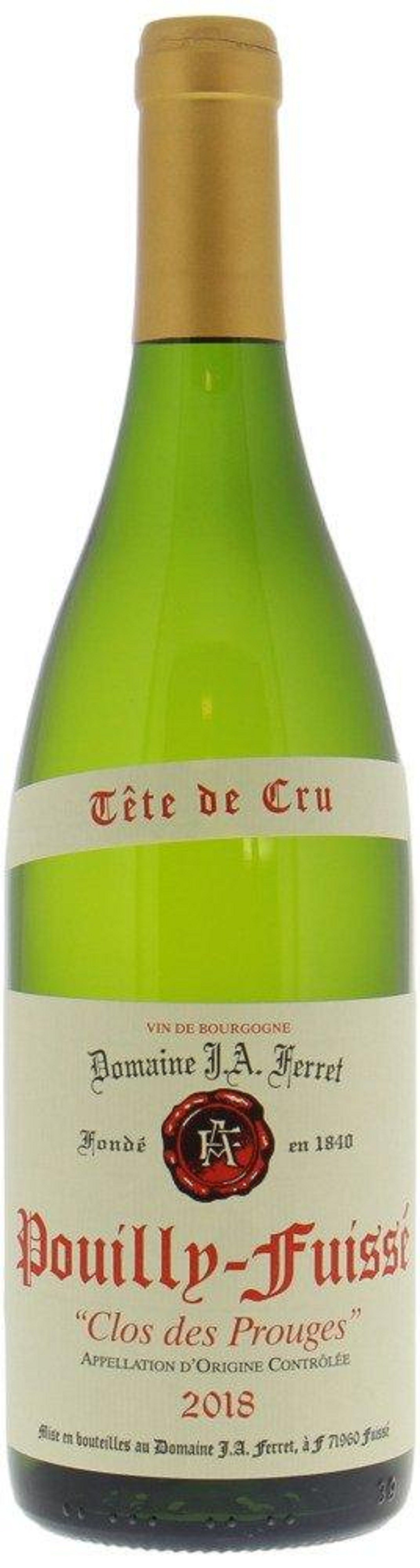 J. A. Ferret Pouilly-Fuisse Clos des Prouges 2018