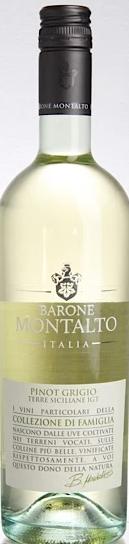 Barone Montalto Pinot Grigio, Terra Siciliane IGT 2018