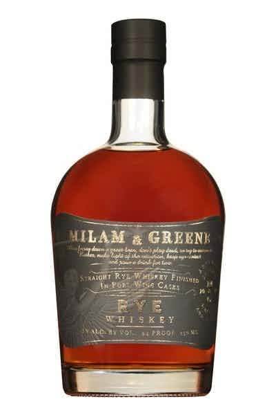 Milam & Greene Whiskey Rye Port Cask Finish