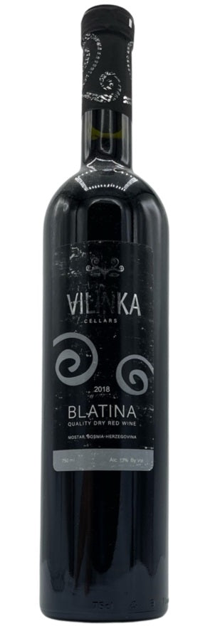 Vilinka Cellars Blatina 2018