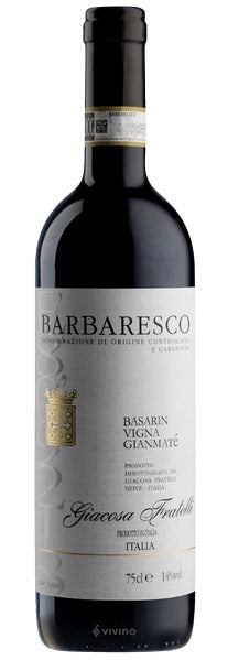 Giacosa Fratelli Barbaresco Basarin Vigna Gianmate 2016
