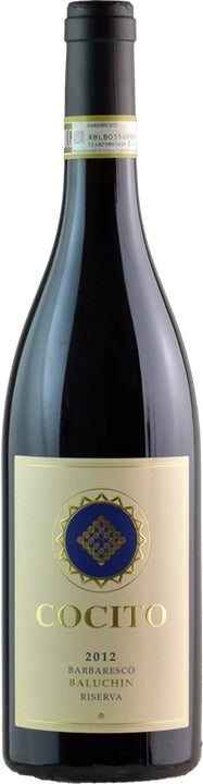 Barbaresco Riserva 'Baluchin', Cocito 2012