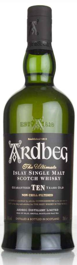 Ardbeg Scotch Single Malt 10 Year 2010