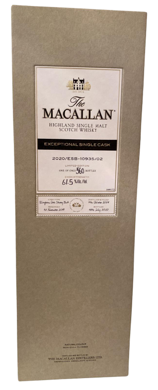 Macallan Exceptional Single Cask 2020/ESB-10935/02