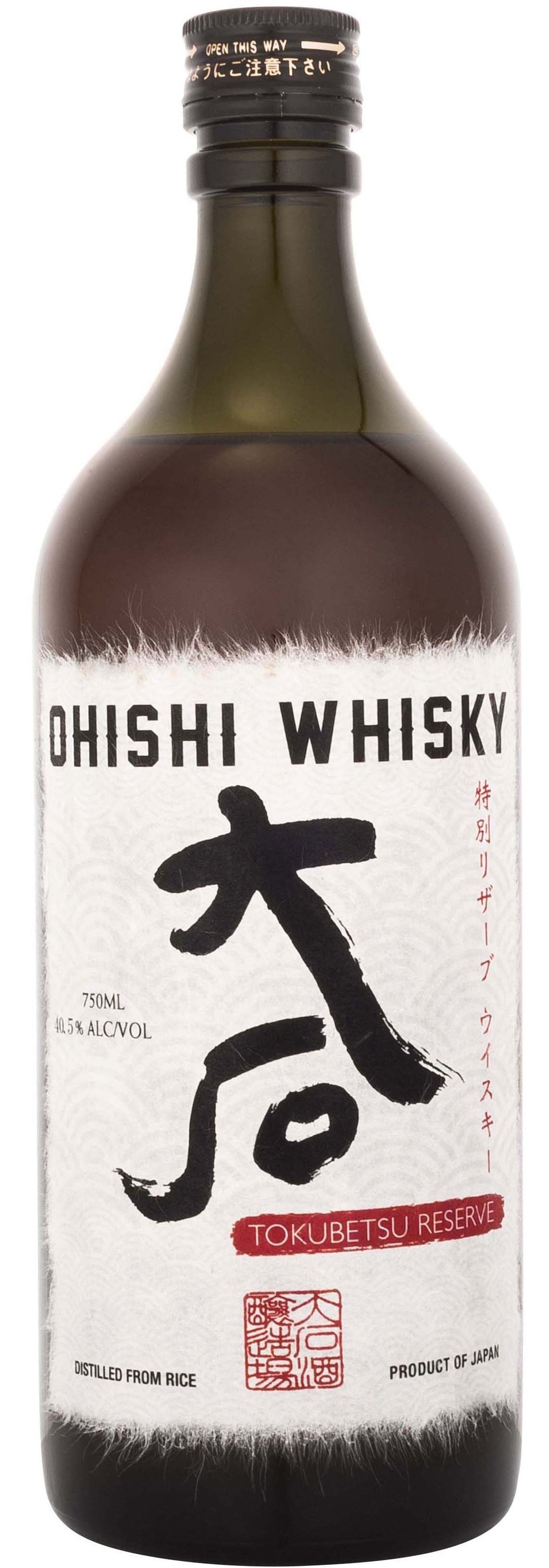 Whisky, Tokubetsu Reserve, Ohishi Distillery