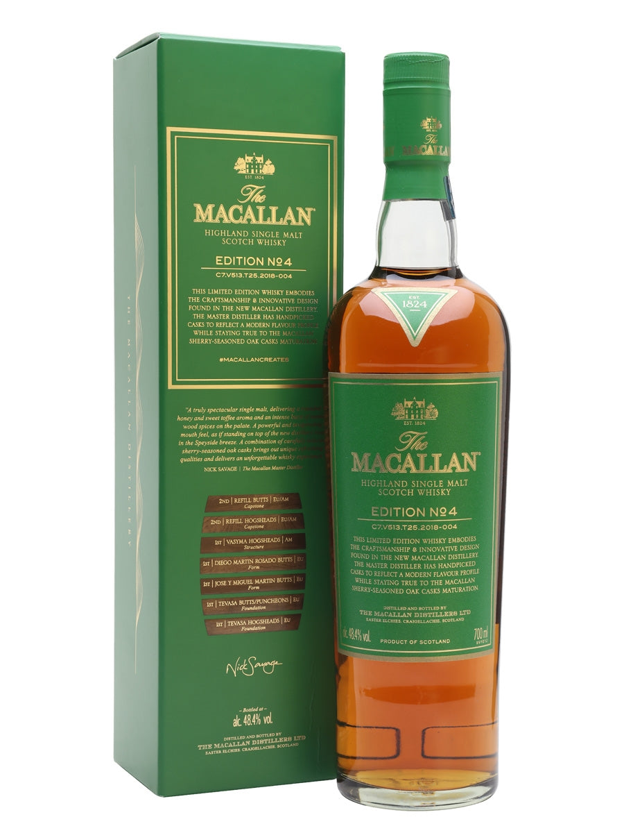 The Macallan Single Malt Whisky Edition No. 4