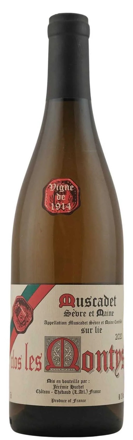 Jeremie Huchet Muscadet Les Montys "Vigne de 1914" 2020 (750ml/12) 2020