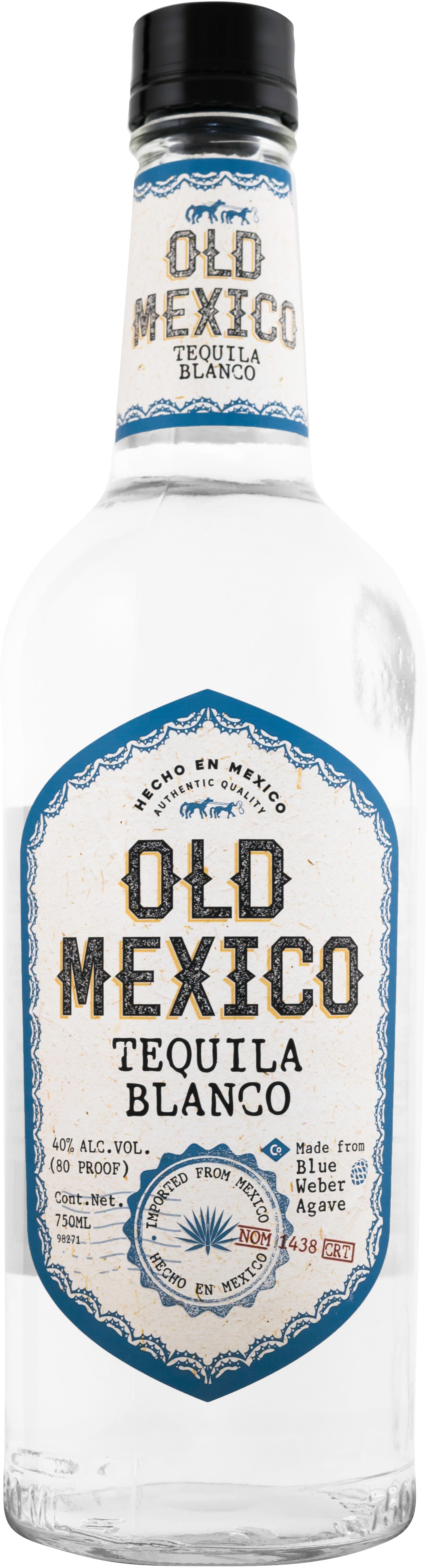 80 OLD MEXICO BLANCO TEQUILA