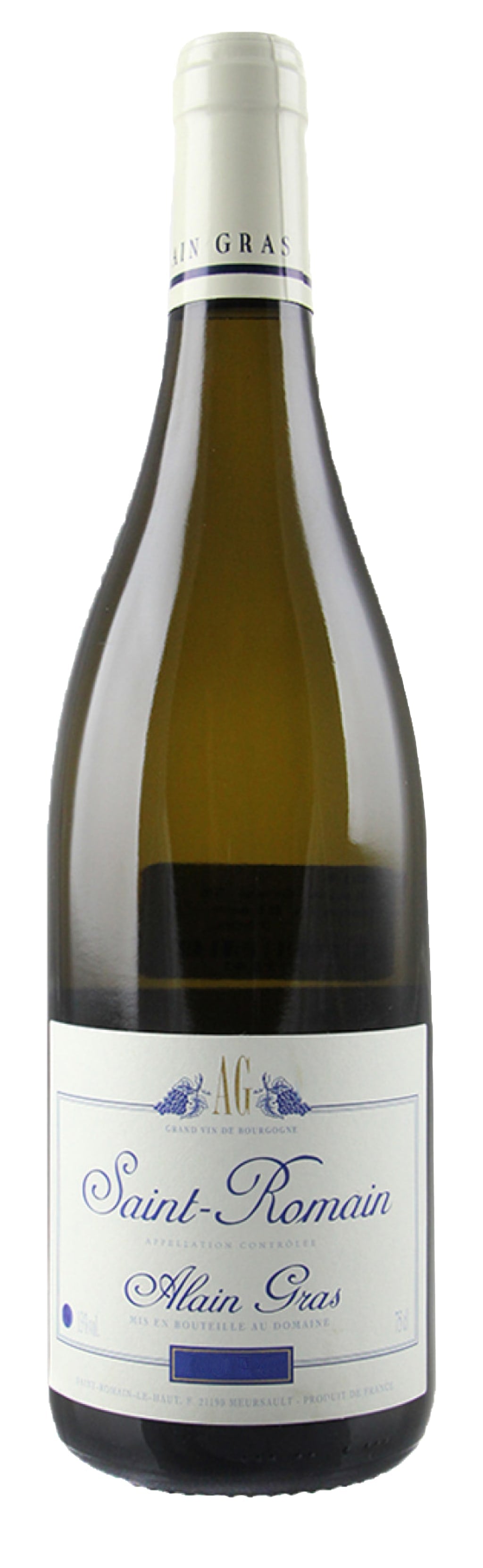 ALAIN GRAS SAINT ROMAIN BLANC 2019