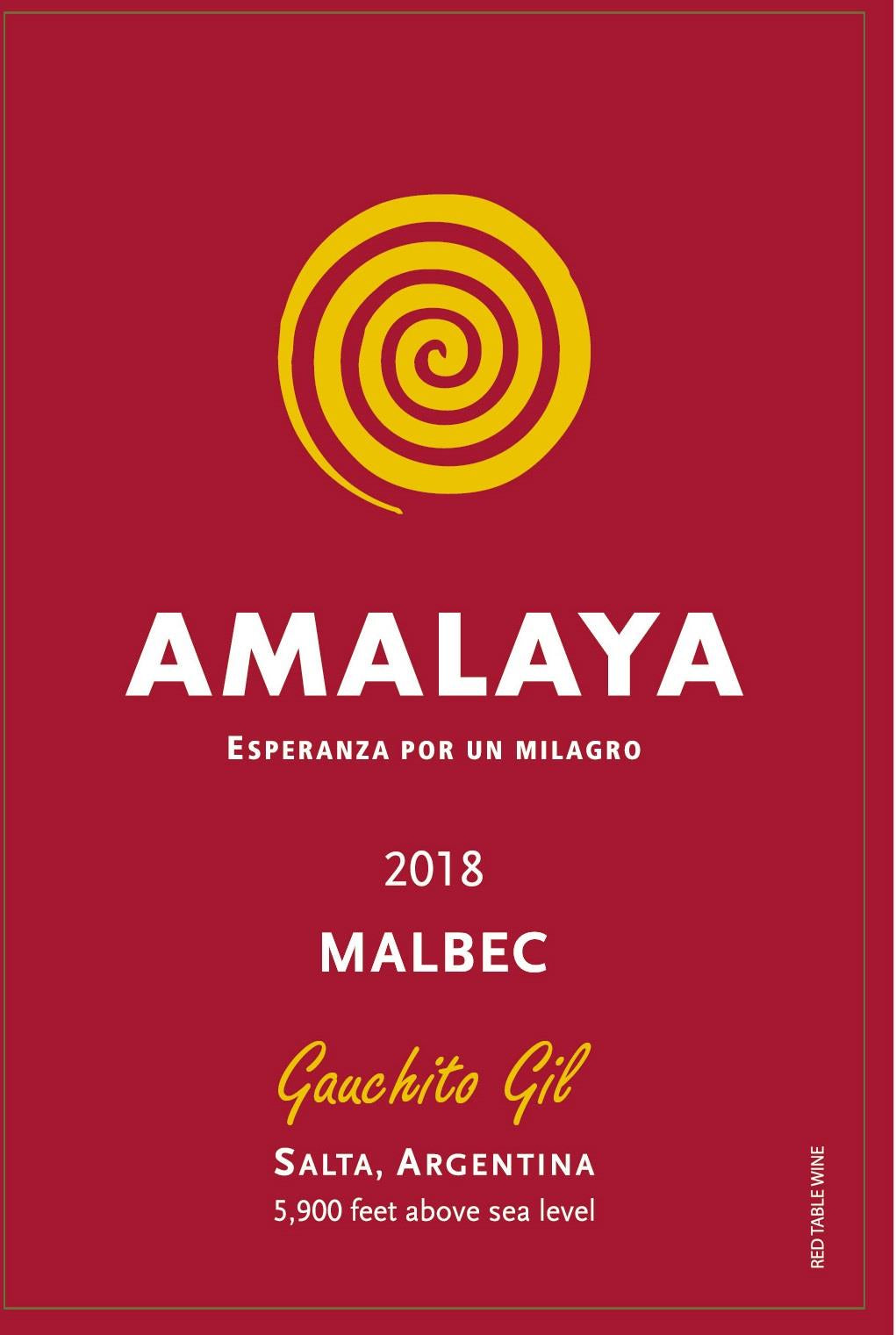 AMALAYA GAUCHITO GIL MALBEC