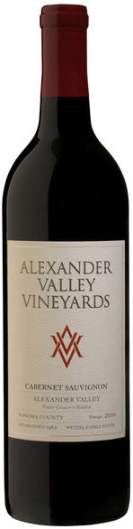 Alexander Valley Vineyards Cabernet Sauvignon Organic 2018