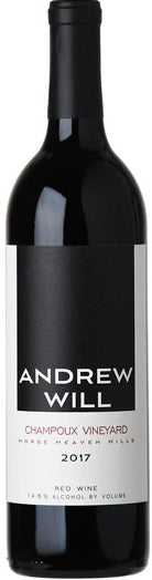 Andrew Will Winery Red Blend Champoux Vineyard Horse Heaven Hills 2017