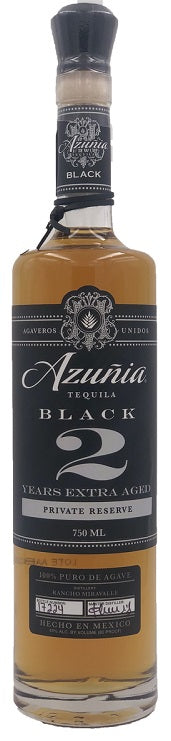 Azunia Tequila Anejo 2 Year Black