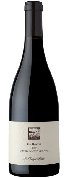 B. Kosuge Wines Sonoma Coast Pinot Noir "Habitat" 2016 (750ml/12) 2016