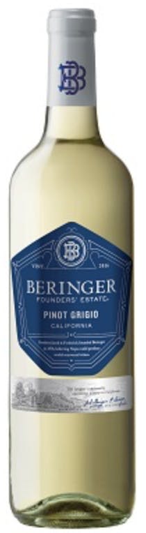 BERINGER FOUNDERS ESTATE PINOT GRIGIO, CALIFORNIA