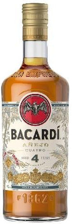 Bacardi Rum Anejo Cuatro