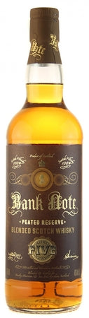Bank Note Scotch 5 Year Peated Reserve