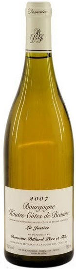 Billard Bourgogne Hautes-Côtes de Beaune Blanc 'La Justice' 2020